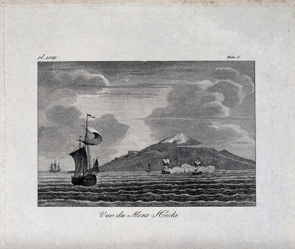 Mount Hekla volcano trek - Mount Hekla, Iceland, seen sea