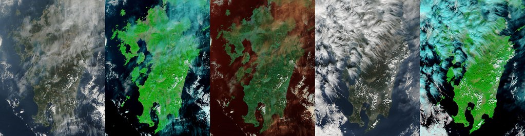 Mount Sakurajima volcano trek - Steam and Ash Plumes, Kyushu, Japan, 25 January 2015