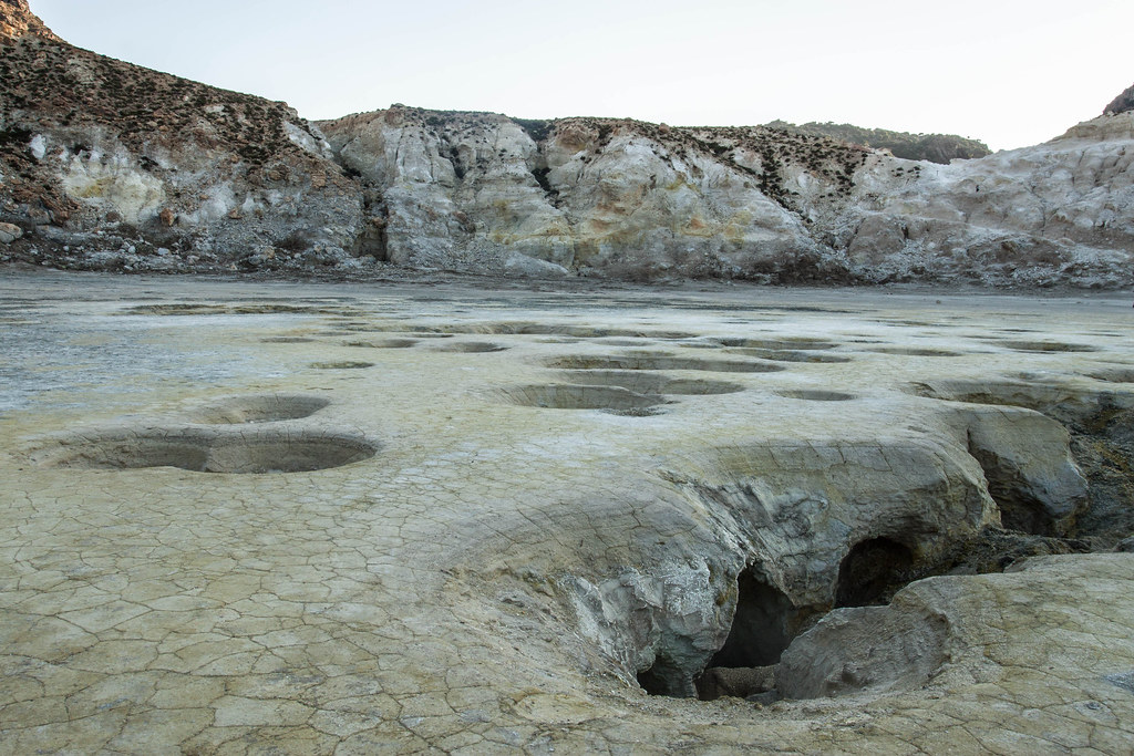Nisyros - Stefanos Crater volcano trek - Volcano at Nisiros, Greece || Ηφαίστειο Νισύρου, Ελλάδα