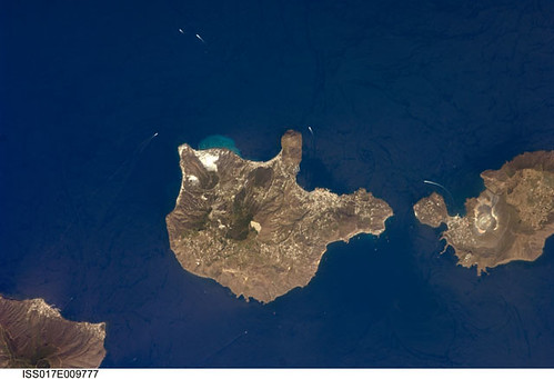 Lipari volcano trek - Aeolian Islands, Italy (NASA, International Space Station Science, 06/24/08)